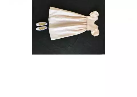 Flower girl/special occasion dress and shoes