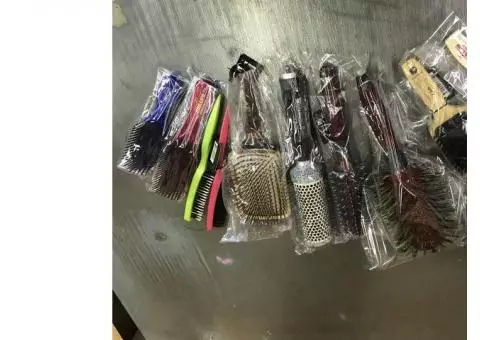 Professional hair brushes