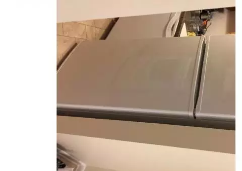 Refrigerator/Freezer, Dishwasher, Electric Glass-top Range and matching over range Microwave